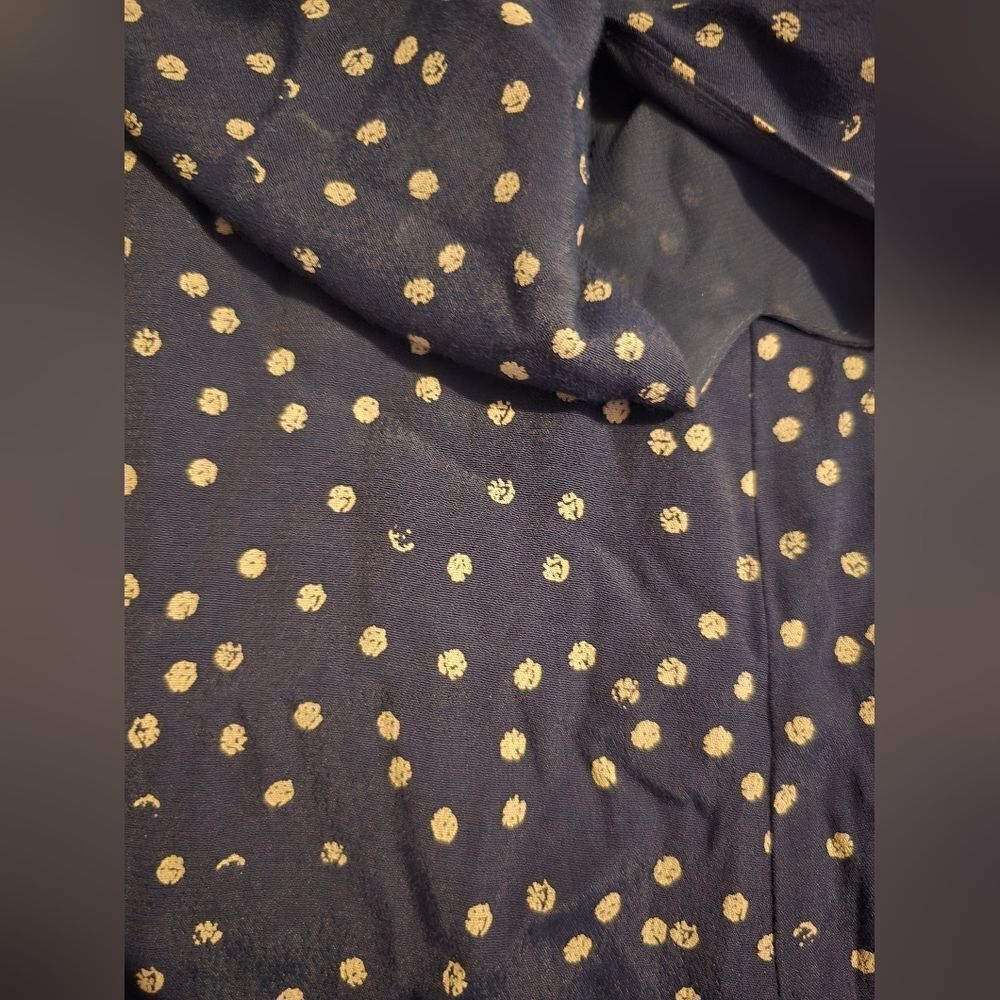 Rails Gabrielle Navy Speckeled Dots Jumpsuit Wide… - image 5